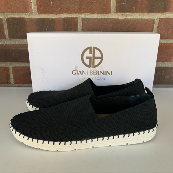 Giani Bernini Womens Nyla Black Knit Memory Foam Slip-On Flats Loafers US 9 M - Picture 5 of 9